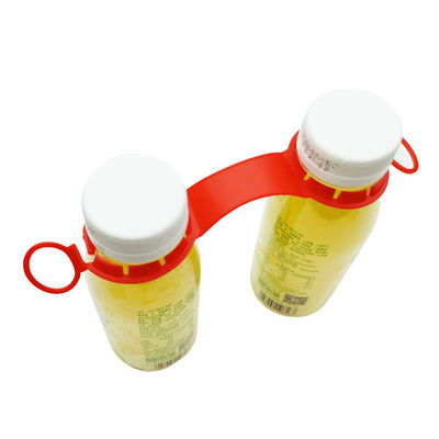 Bleu US-HDF36X42F Bouteille en plastique porte-clip Porte-bouteille en plastique poignée promotionnelle Poids moyen 4,242 g / pc