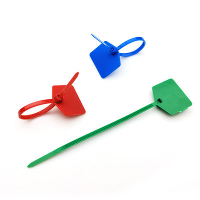 120 mm 220 mm Marqueurs auto-verrouillage étiquette attaches de câble étiquette de sceau en nylon en fermeture à glissière en plastique