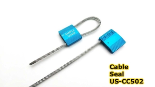 Serrure de conteneur de joint de câble en acier de haute sécurité