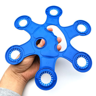 Porteur de bouteille en plastique pour boissons bleues pour 6 paquets de bouteilles