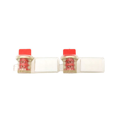 US-TMS01A Mètre de sécurité jetable transparent électrique avec laser d'impression par fil