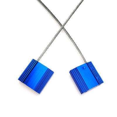 Sceaux de câble en alliage d'aluminium bleu pour porte de remorque de haute sécurité US-CC352 ISO 17712
