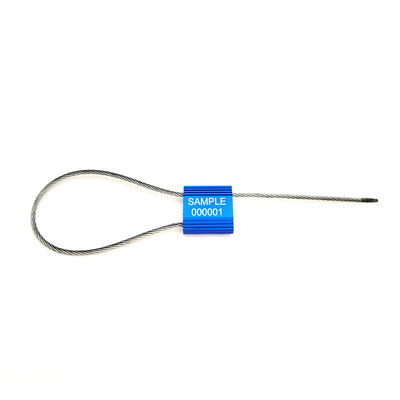 Sceaux de câble en alliage d'aluminium bleu pour porte de remorque de haute sécurité US-CC352 ISO 17712