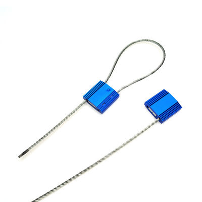Sceaux de câble en alliage d'aluminium bleu pour porte de remorque de haute sécurité US-CC352 ISO 17712