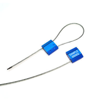 Sceaux de câble en alliage d'aluminium bleu pour porte de remorque de haute sécurité US-CC352 ISO 17712