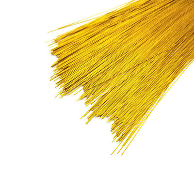 Longueur personnalisée jaune en acier inoxydable en plastique enduit de cuivre galvanisé en fer fil de joint de scellé de compteur