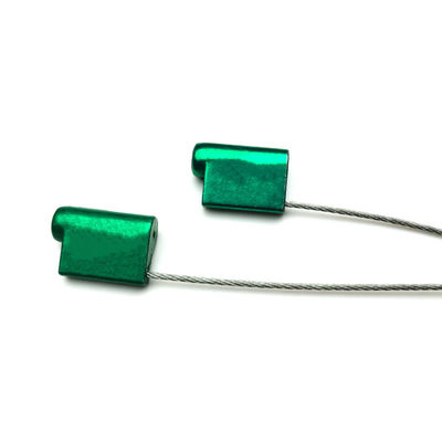 Résistant à l'usurpation Tirage étroit Contenant en alliage de zinc Fermeture de porte Sceau de câble Rouge 26,8*18,8*11 mm