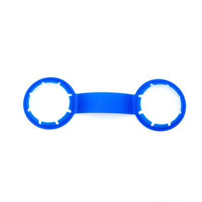 HDPE 2 Pack Collier de bouteille en plastique Porteur de poignée Porteur en plastique 38 mm pour bouteille Durable