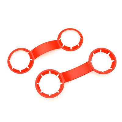 HDPE 2 Pack Collier de bouteille en plastique Porteur de poignée Porteur en plastique 38 mm pour bouteille Durable