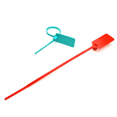 Sécurité contre les tambours Grand drapeau Sceau en plastique pour sacs à bagages Zone de marquage L 49,5 * W 30 mm
