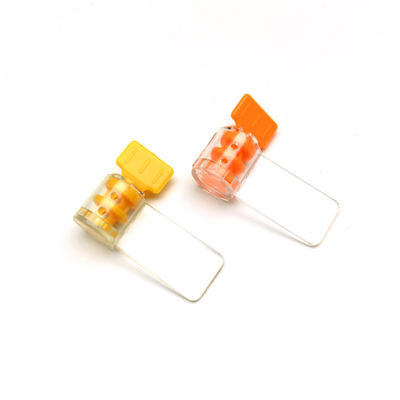 Marquage de la zone 22,5*13 mm Code à barres Étiquette de scellé en plastique pour compteur électrique