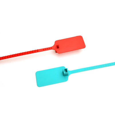 Sécurité contre les tambours Grand drapeau Sceau en plastique pour sacs à bagages Zone de marquage L 49,5 * W 30 mm