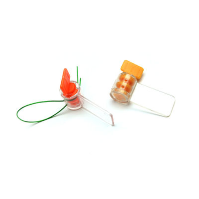 Marquage de la zone 22,5*13 mm Code à barres Étiquette de scellé en plastique pour compteur électrique