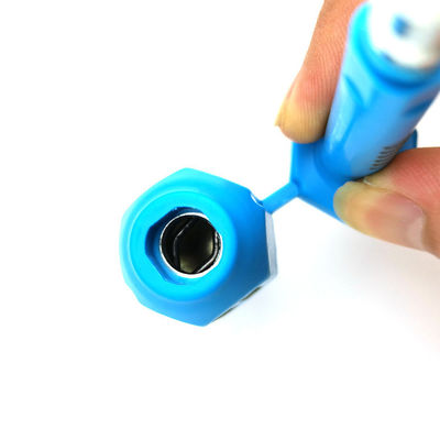 Sceaux anti-rotation ABS revêtus de métal et d'acier barrière boulon pour le fonctionnement manuel et jetable