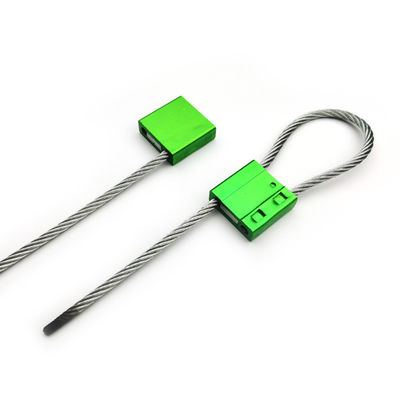 Étiquette de sécurité de la serrure de câble de conteneur d'expédition en acier galvanisé 27.3*26.2*9.4 mm