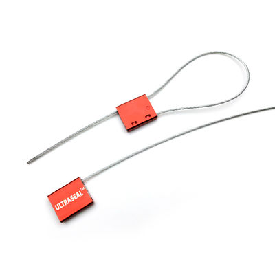 Zone de marquage 26*22 mm US-CC181 Numéroté Conteneur de transport en conteneur de câble en acier en aluminium Sécurité des joints de chargement