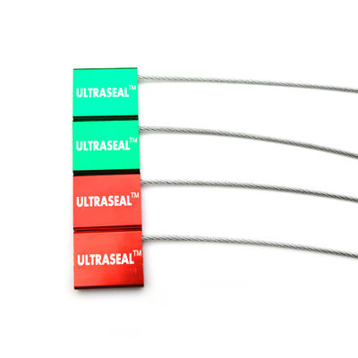 Zone de marquage 26*22 mm US-CC181 Numéroté Conteneur de transport en conteneur de câble en acier en aluminium Sécurité des joints de chargement