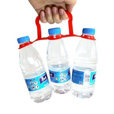 Clip de bande de bouteille à haute résistance à la traction pour bouteilles en plastique 1,5L 2L 3L Pack de 3 rouges