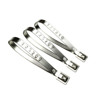 118*8,2*0,7 mm Sceau de sécurité métallique à verrouillage serré pour conteneur US-MS01