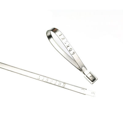 118*8,2*0,7 mm Sceau de sécurité métallique à verrouillage serré pour conteneur US-MS01