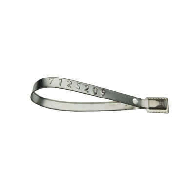 118*8,2*0,7 mm Sceau de sécurité métallique à verrouillage serré pour conteneur US-MS01