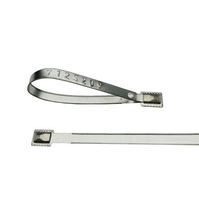 118*8,2*0,7 mm Sceau de sécurité métallique à verrouillage serré pour conteneur US-MS01