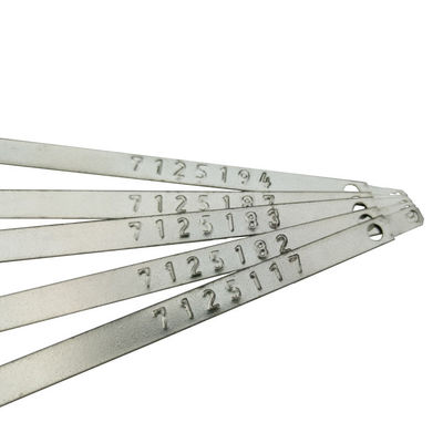 118*8,2*0,7 mm Sceau de sécurité métallique à verrouillage serré pour conteneur US-MS01