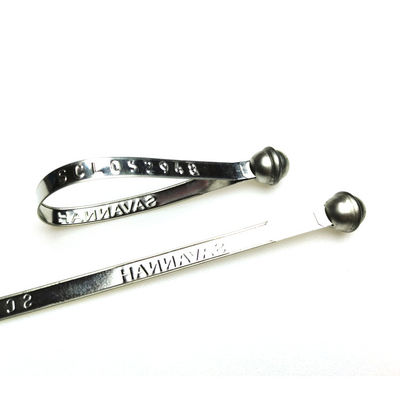 216 mm Sélection de bande métallique auto-verrouillable de longueur fixe avec surface marquable 150*8 mm