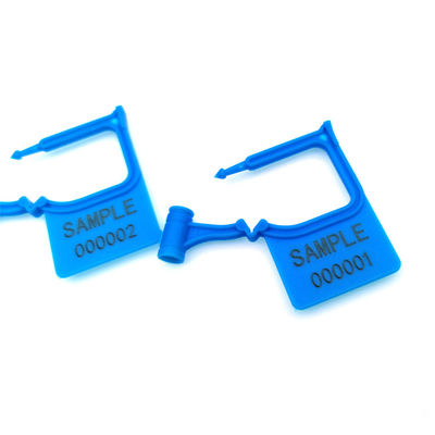 Noir US-PSP01 Mini étiquette suspendue en plastique indicatif scellé de sécurité de cadenas avec impression laser