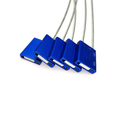 US-CC301 3,0 mm joints de sécurité contrefaits conteneur fil de fermeture de sécurité zone marquable 26 * 22 mm