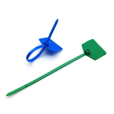 120 mm 220 mm Marqueurs auto-verrouillage étiquette attaches de câble étiquette de sceau en nylon en fermeture à glissière en plastique