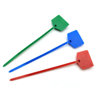 120 mm 220 mm Marqueurs auto-verrouillage étiquette attaches de câble étiquette de sceau en nylon en fermeture à glissière en plastique