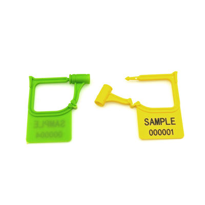 Mini-verrouillage jetable en plastique avec impression laser et poids moyen de 0,972 g / pc