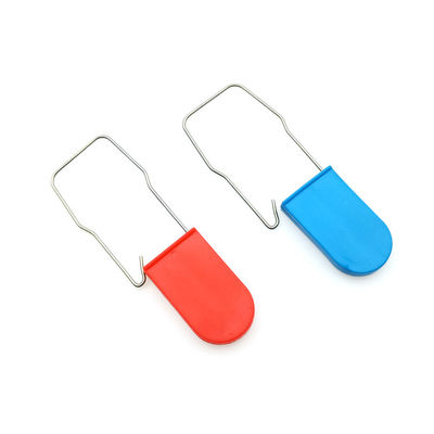 Résistance à la traction 361 N 36.84 KG Orange Déposable Plastique Stainless Steel Sceaux de sécurité de cadenas