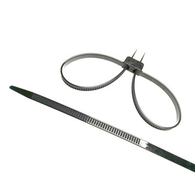 12*690 mm Auto-verrouillage Tirage étroit Police Sécurité Doubles manches en nylon en plastique flexibles
