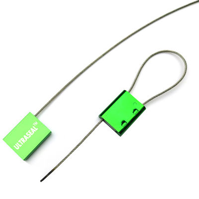 Alliage d'aluminium 1,5 mm Porte de conteneur de camion Sécurité du câble avec imprimante laser