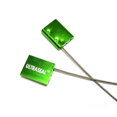 Alliage d'aluminium 1,5 mm Porte de conteneur de camion Sécurité du câble avec imprimante laser