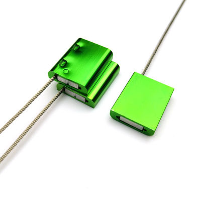 Alliage d'aluminium 1,5 mm Porte de conteneur de camion Sécurité du câble avec imprimante laser