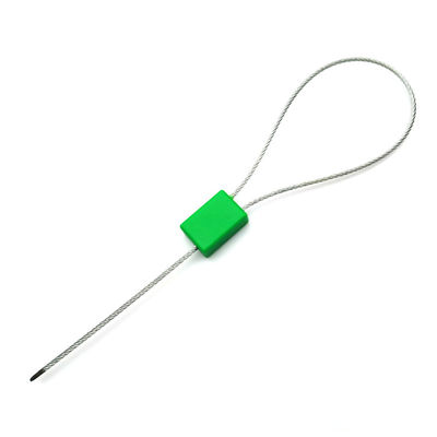 US-CC181C Étiquette de sécurité de conteneur pour camions, étanchéité en plastique, diamètre de câble orange 1,8 mm