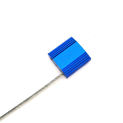 Fermeture à joints de câble de sécurité en aluminium US-CC352 Mécanisme de verrouillage serré par traction 3,5 mm