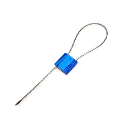 Fermeture à joints de câble de sécurité en aluminium US-CC352 Mécanisme de verrouillage serré par traction 3,5 mm