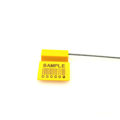 30*33.8*12.4 mm US-CC181B Code à barres Numéroté Sceaux de sécurité Emballage de conteneur Étiquette de sécurité