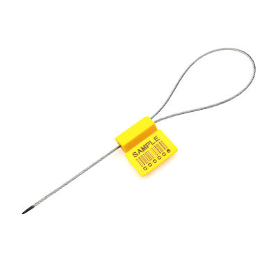 30*33.8*12.4 mm US-CC181B Code à barres Numéroté Sceaux de sécurité Emballage de conteneur Étiquette de sécurité