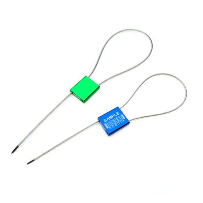 2.0mm Diamètre laser imprimé câble de sécurité en aluminium contenant fil de ferraille pour personnalisé