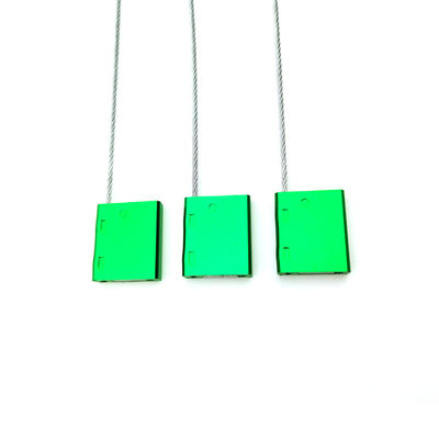 2.0mm Diamètre laser imprimé câble de sécurité en aluminium contenant fil de ferraille pour personnalisé
