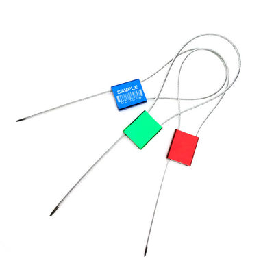 2.0mm Diamètre laser imprimé câble de sécurité en aluminium contenant fil de ferraille pour personnalisé