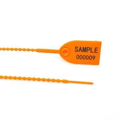 194 N 19,80 KG Résistance à la traction 300 mm Sceaux en plastique étanche à traction pour la sécurité logistique