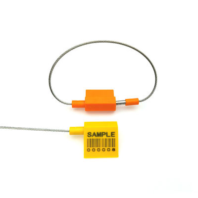 250*27,5*12,4 mm Imprimé au laser US-CC182B Sécurité des conteneurs de camions Sceaux de câble logistique auto-verrouillable