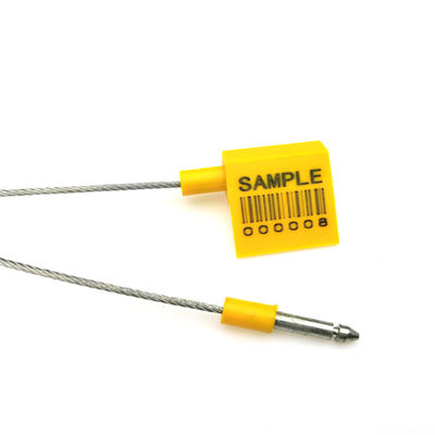 250*27,5*12,4 mm Imprimé au laser US-CC182B Sécurité des conteneurs de camions Sceaux de câble logistique auto-verrouillable