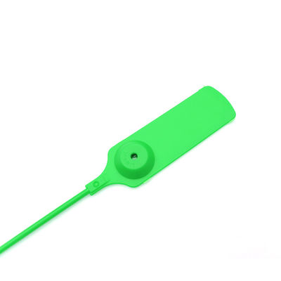 Zone de marquage L 38*W 20 mm 200 mm Code à barres Logo Numéroté Sacs en plastique Sceau de sécurité pour banque